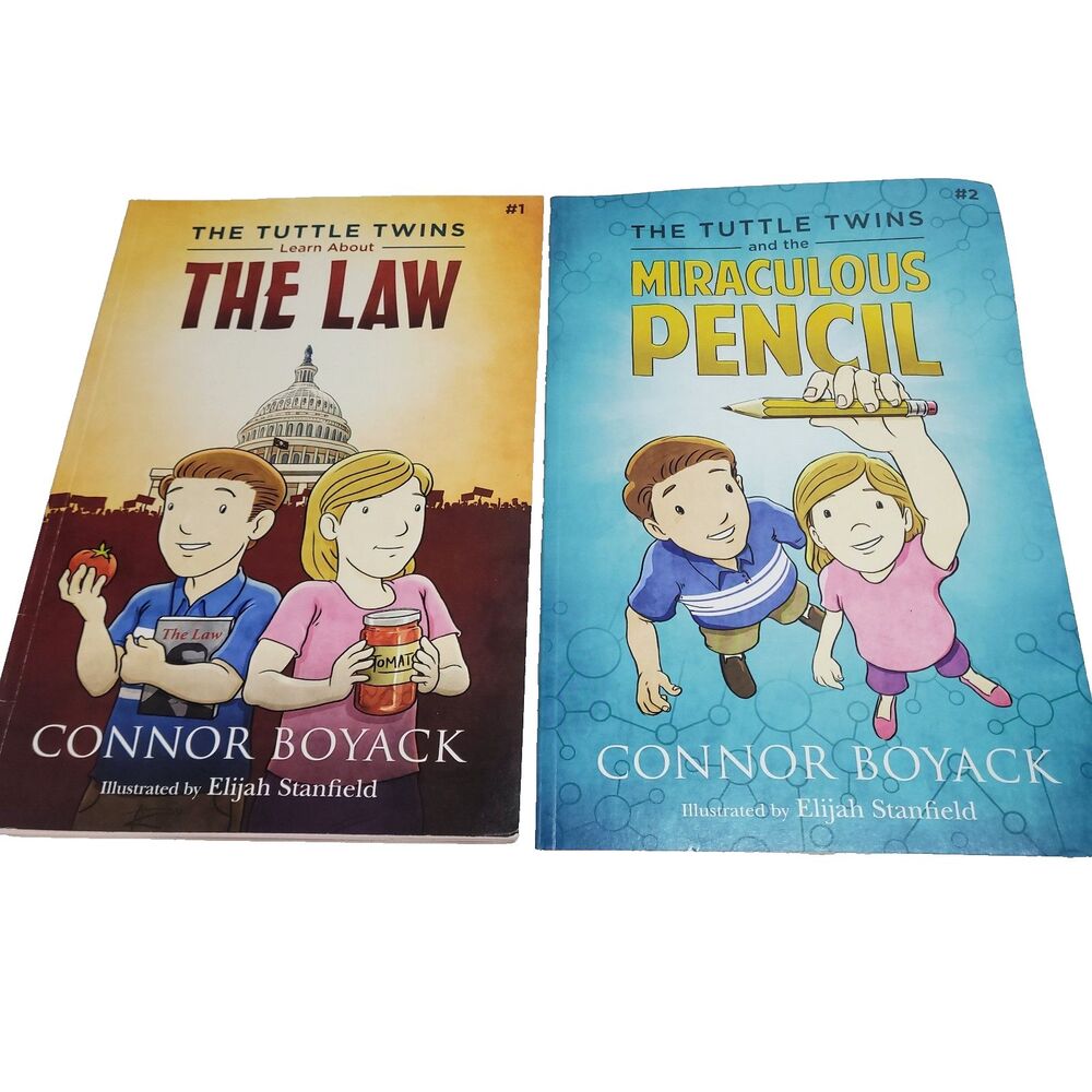 Series Set THE TUTTLE TWINS 1-12 first 12 in Connor Boyack Paperback Book lot - Picture 6 of 11